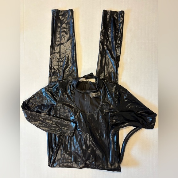 Feline Cat Femme Fatal black 3-pc women’s Halloween costume size large - Picture 5 of 10